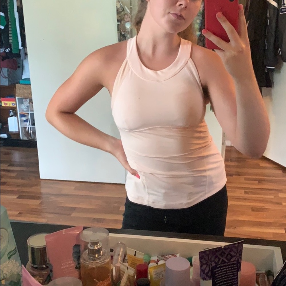 Baby pink lulu tank top - Picture 1 of 3